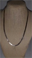 9 inch sterling silver necklace  925