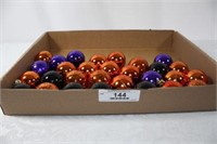 Set of 29 Plastic Ball Ornaments