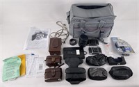 Collection of Camera Parts and Accessories