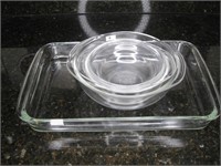 Pyrex Baking Dishes - One With Lid