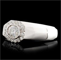 0.86ctw Diamond Ring in 14K White Gold