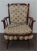 1950's Mahogany Spring Rocker