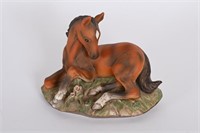 Vintage Homco Porcelain Horse Figurine