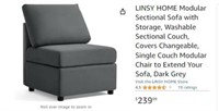 Fb3295 Single Couch Modular Chair to Extend Sofa
