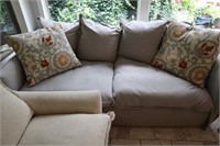 Gray Love Seat Sofa