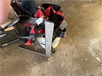 Bucket with Squares, Back Brace and Misc