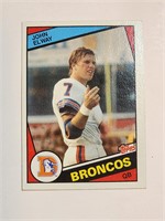 VINTAGE 1984 TOPPS FOOTBALL CARD JOHN ELWAY ROOKIE