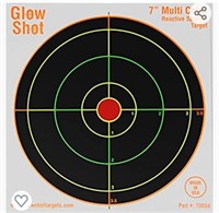 40 pack - 7" Reactive Splatter Targets - GlowShot