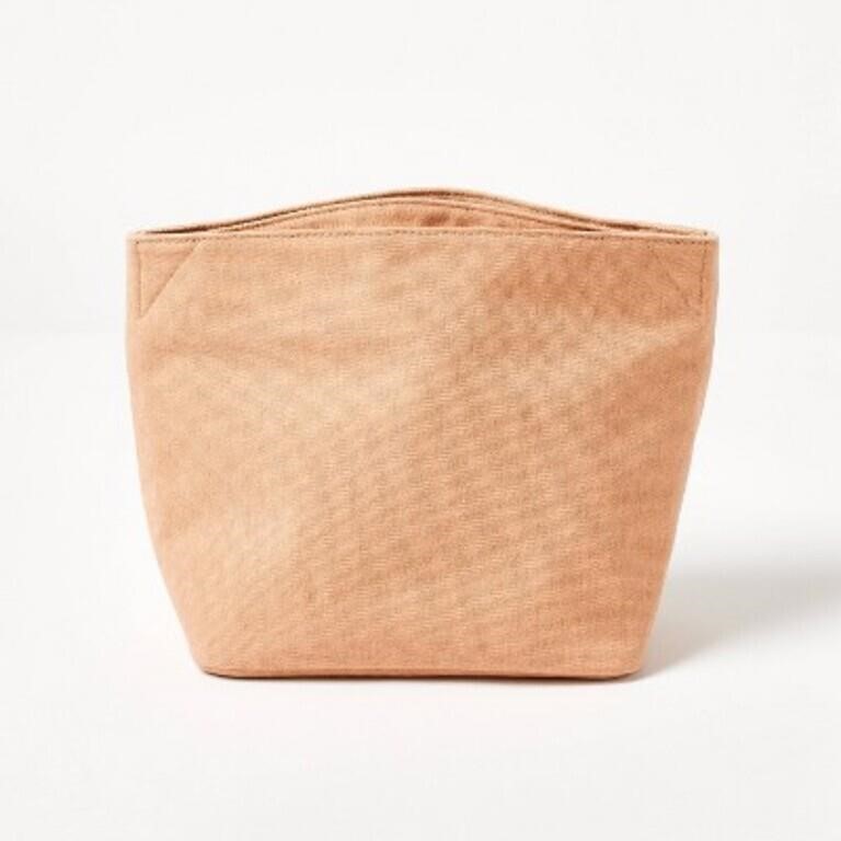 Cotton Lunch Tote Terracotta Orange - Figmint