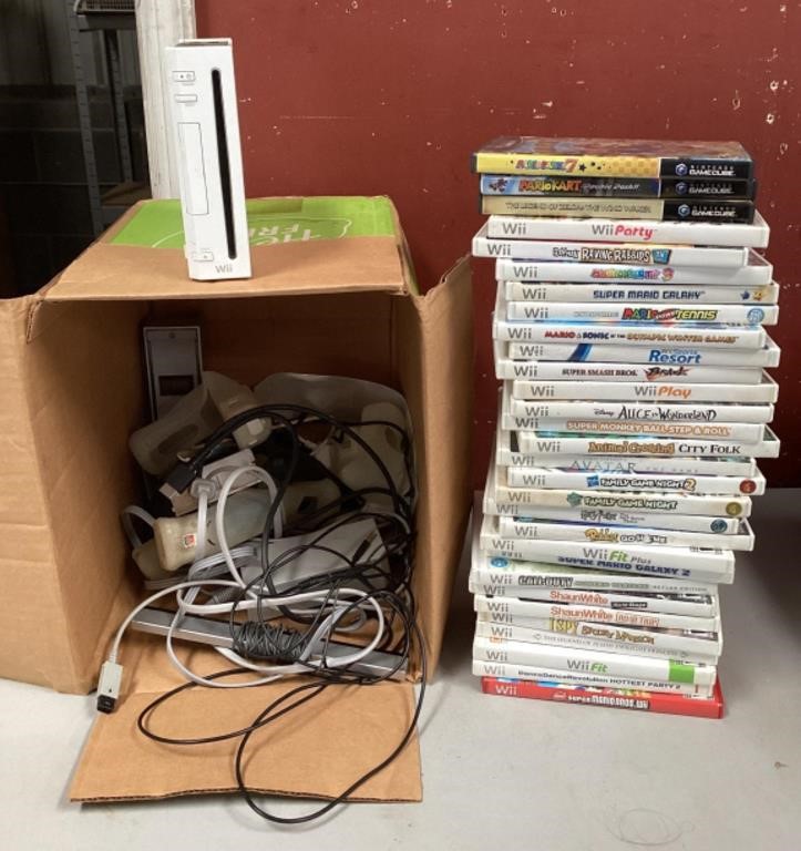 Nintendo Wii with Lots of Games