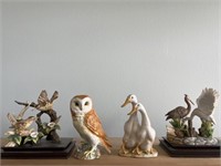 4 Figurines (Beswick England Owl)