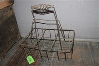 VINTAGE WIRE MILK BASKET