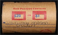 Wow! Covered End Roll! Marked "Unc Morgan Standard
