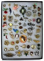 Assortment of Vintage Lady's Brooches/ Pins