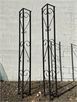 7 FT Wrought Iron Stands