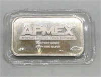 APMEX 1 Oz. .999 Silver Ingot