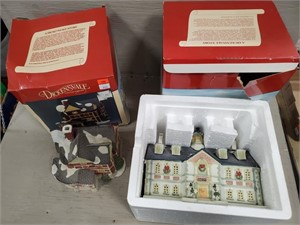 (2) Porcelain Collectible Houses