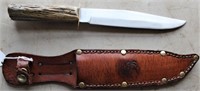 1960s Solinger Germany Stag Handle Bowie Knife