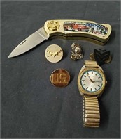 Vintage signal self-winding 17 jeweled watch,
