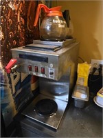 COFFEE BREWER W/ HOT WATER & 2 TOP WARMERS