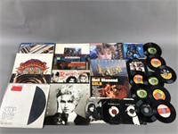 26pc Vinyl Records w/ KISS, Beatles, Madonna ++