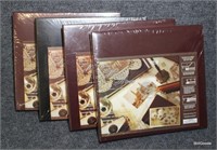 4 pc  NWT Bonded Leather Memory Album