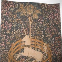 The Unicorn Rests in a Garden Tapestry