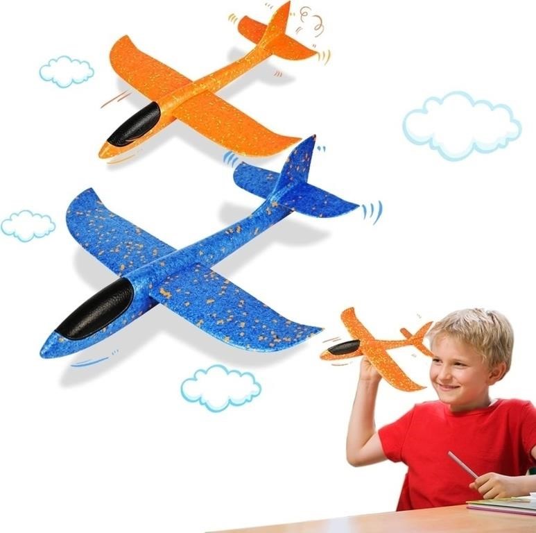 VCOSTORE 2 Pack Foam Airplanes