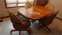 5' Oak Kitchen Table & 4 Chairs