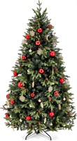 7.5ft Artificial Christmas Tree w/1 800 Tips