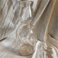 Silver Seal Medow Gold Cream Top Milk Bottle