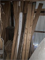 Lumber and contents of building loft