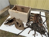 Horse harness show items leather