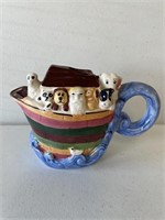 decorative noahs arc teapot