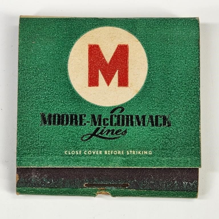 MOORE McCORMACK LINES FEATURE MATCHBOOK