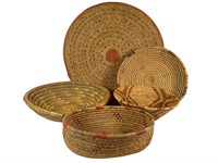 Southwestern Woven Coil Basket Lot