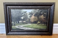 The Long & Winding Road-England Framed Print