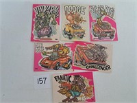 1970s Odder Odd Rod Stickers by Donruss