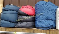 3 assorted sleeping bags