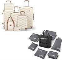 Melalenia Luggage Sets 5 Piece and Expandable Duff