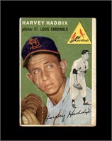 1954 Topps #9 Harvey Haddix VG to VG-EX+