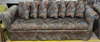 TAYLOR KING  FLORAL 7FT UPHOLSTED SOFA