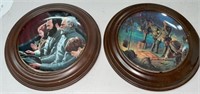 (2) Danbury Mint Decorative Plates: Jackson &