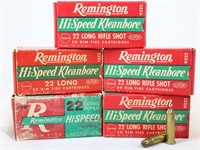 250Rds Remington Hi-Speed 22LR Cartridges