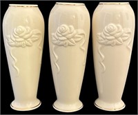 Three Lenox Bud Vases