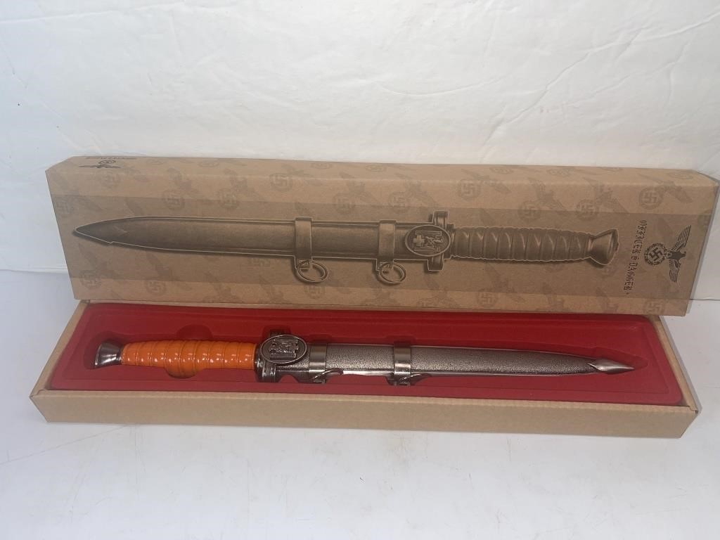 Replica Officers Dagger 13” Overall with Scabbard