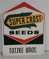 SST Embossed Super Crost Seeds Sign