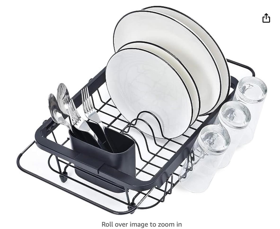 TOOLF Expandable Dish Drying Rack Over