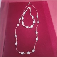 2 Strands Glass Beaded Coordinating Necklaces