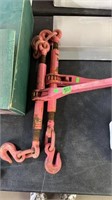 2 HEAVY DUTY CHAIN BINDERS